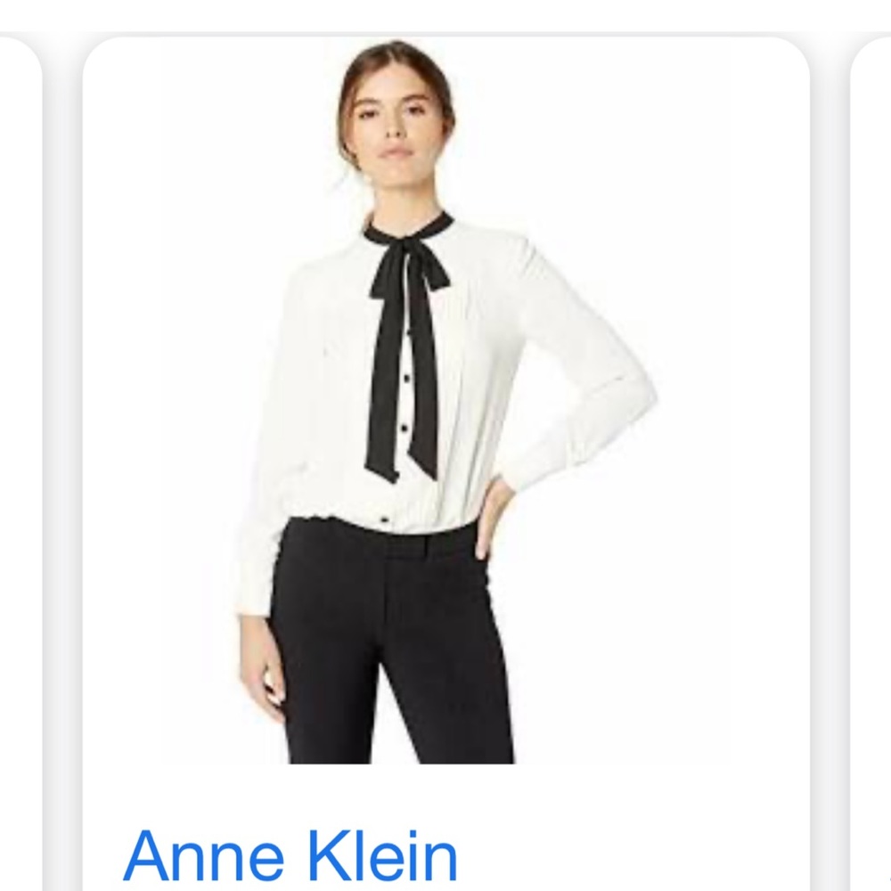 Anne Klein, long sleeve blouse